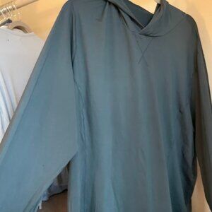 Fabletics Lightweight Muted Blue Sweatshirt - Workout Ready